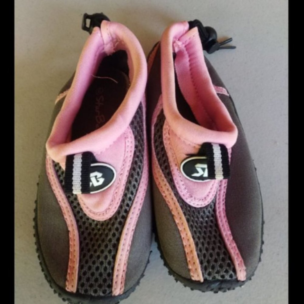 Star Bay Pink Girl Baby Toddler water swim beach shoes watershoes size 8 beach